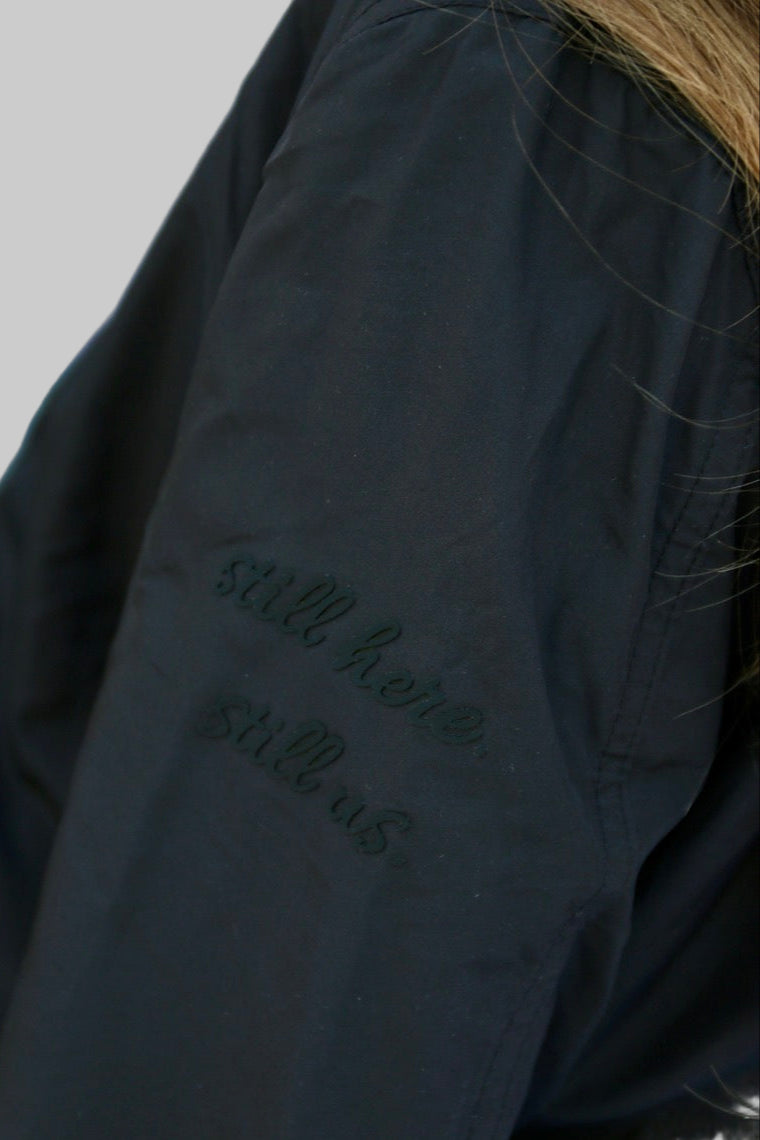 Ladies Bomber Jacke (Schwarz)