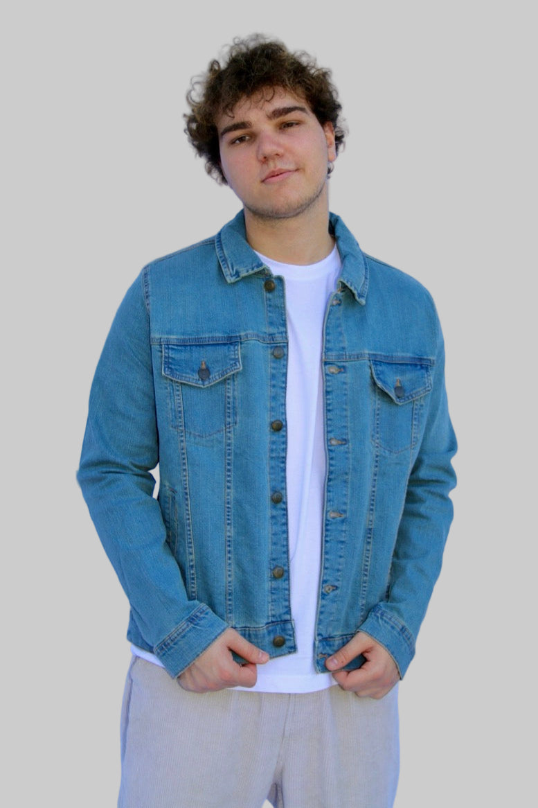 Denim Jeans Jacke (Light Blue Wash)