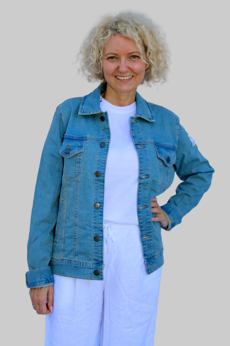 Denim Jeans Jacke (Light Blue Wash)
