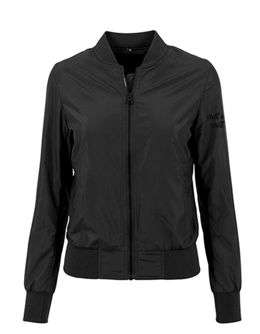 Ladies Bomber Jacke (Schwarz)